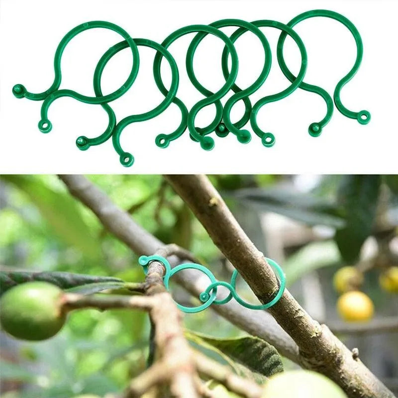 50pcs/100pcs Garden Clips Trellis for Vine Vegetable Tomato To Grow Upright - FREE SHIPPING