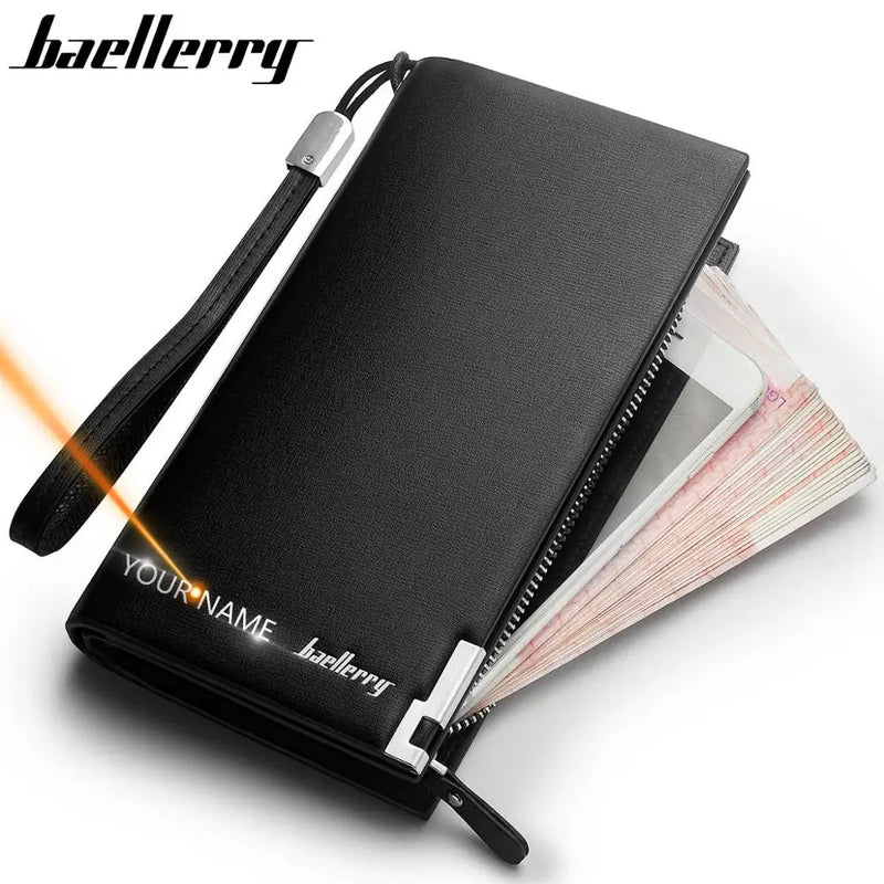 Men Wallets Classic Long Style Card Holder - Free Shipping
