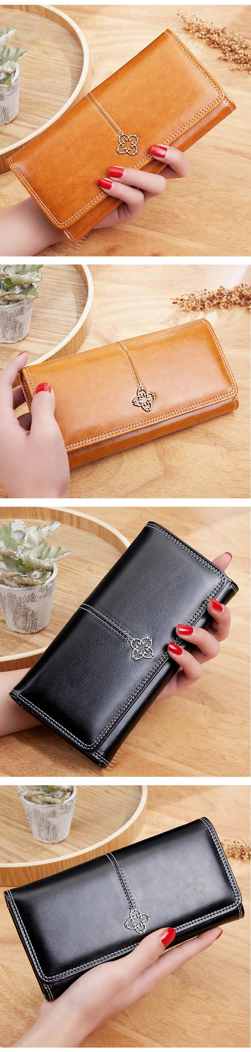 Women's Leather Wallet- Free Shipping