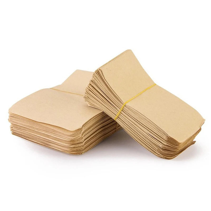 100Pcs 10*6cm Kraft Paper Seed Bag Garden Home Seed Soaking - FREE SHIPPING