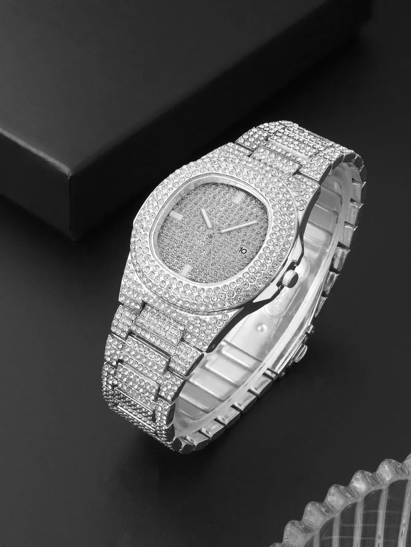 Luxury Mens Stainless Steel Watches Sports Quartz Wristwatch - FREE SHIPPING