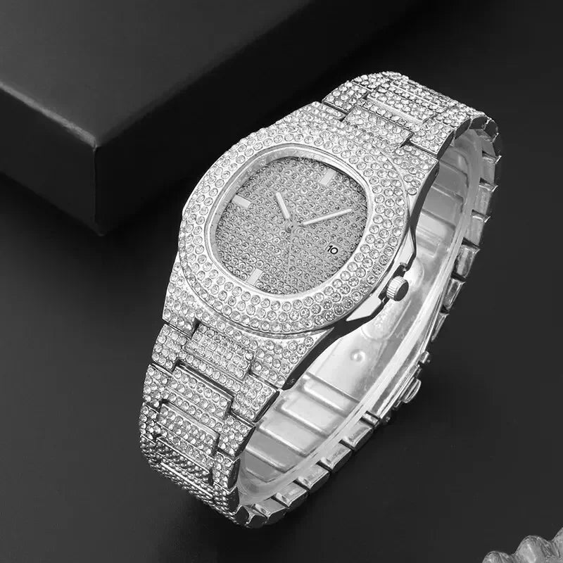 Luxury Mens Stainless Steel Watches Sports Quartz Wristwatch - FREE SHIPPING