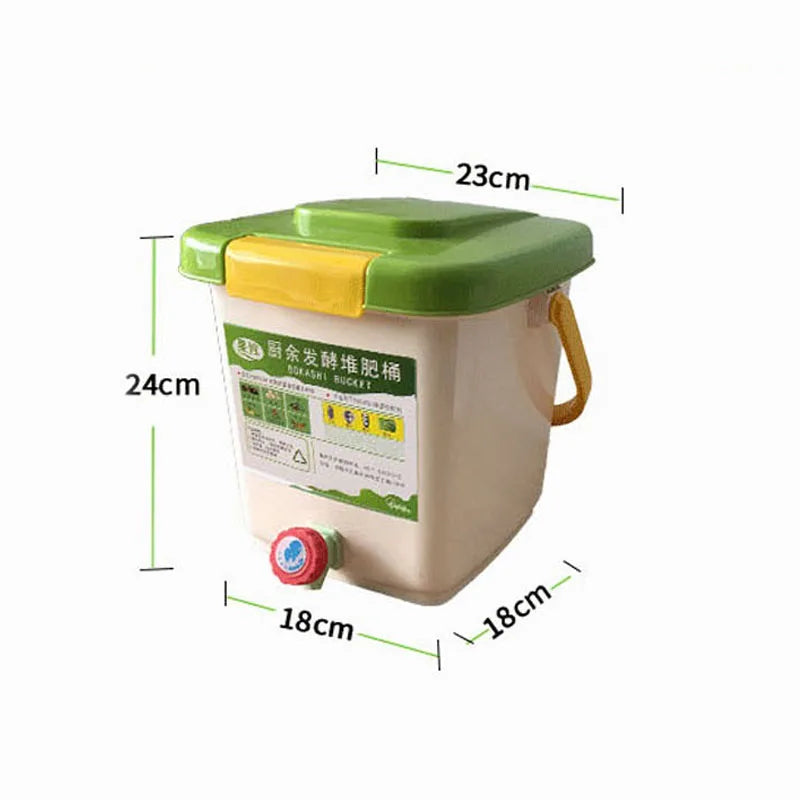 Compost Bin Fermentation Tank Small Household Compost Box For Food Waste Composting - FREE SHIPPING