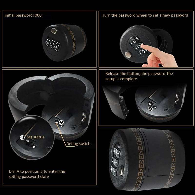 Password Combination Lock For Bottle - Free Shipping