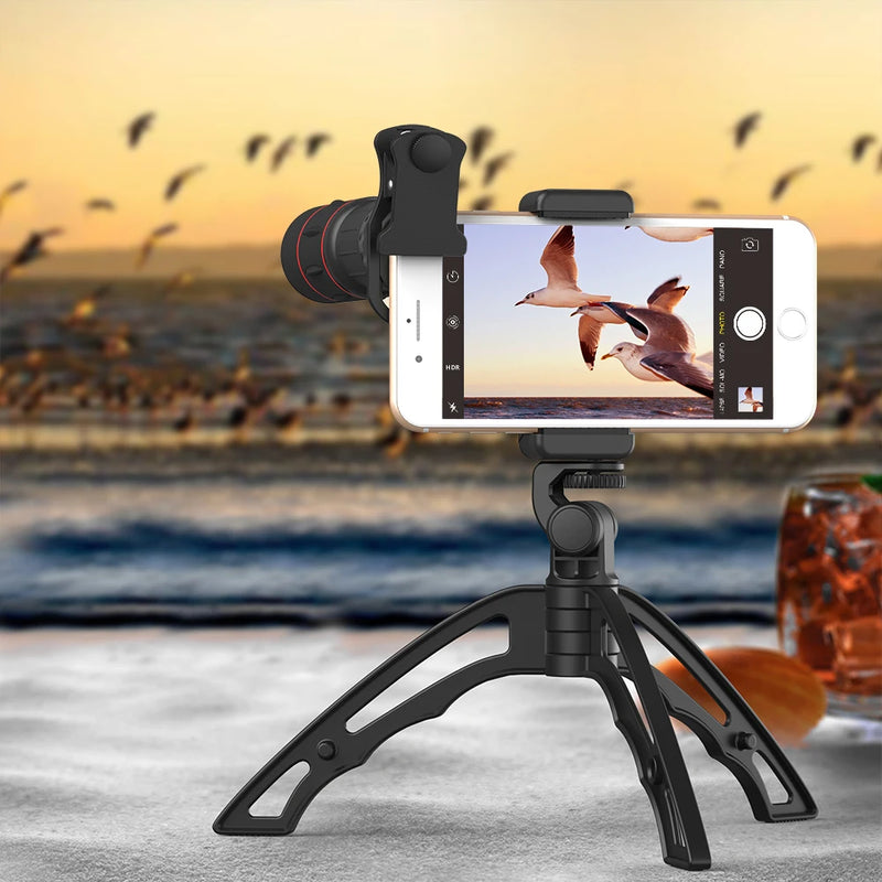 Telescope Zoom Lens Optic 18x25 Monocular + Mini Selfie Tripod - FREE SHIPPING
