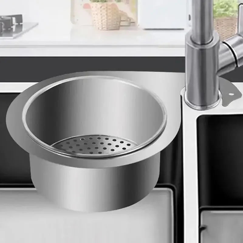 Stainless Steel Swan Sink Strainer Basket, Kitchen Sink Garbage Filter - FREE SHIPPING