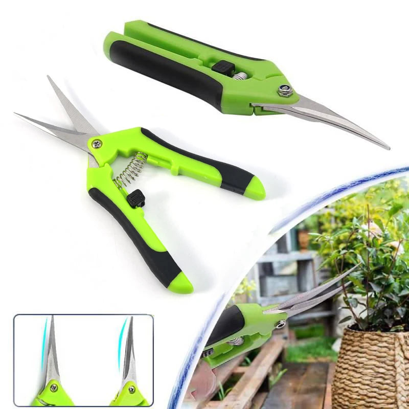 Garden Pruning Shears Stainless Steel Pruner Fruit Picking Secateurs Potted Weed Pruning - FREE SHIPPING